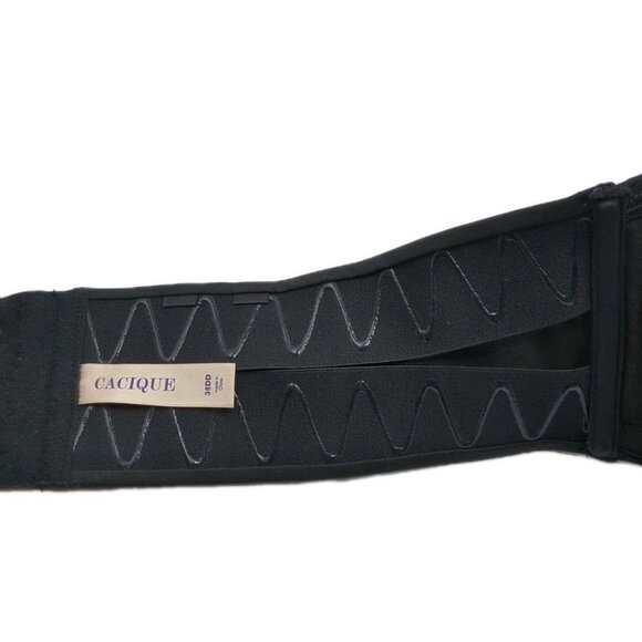 Lane Bryant Cacique Bra Multi Way Strapless Bare Solution 38DD Black - Picture 10 of 10